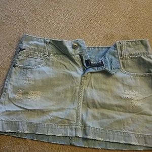 Vanity denim skirt